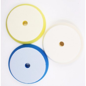 6(150-180mm)Rupess style GERMAN material solf Buffingamp;polishing foam Pad 1lot/3pcs(1compounding/1polishing pad/1 finishin pad