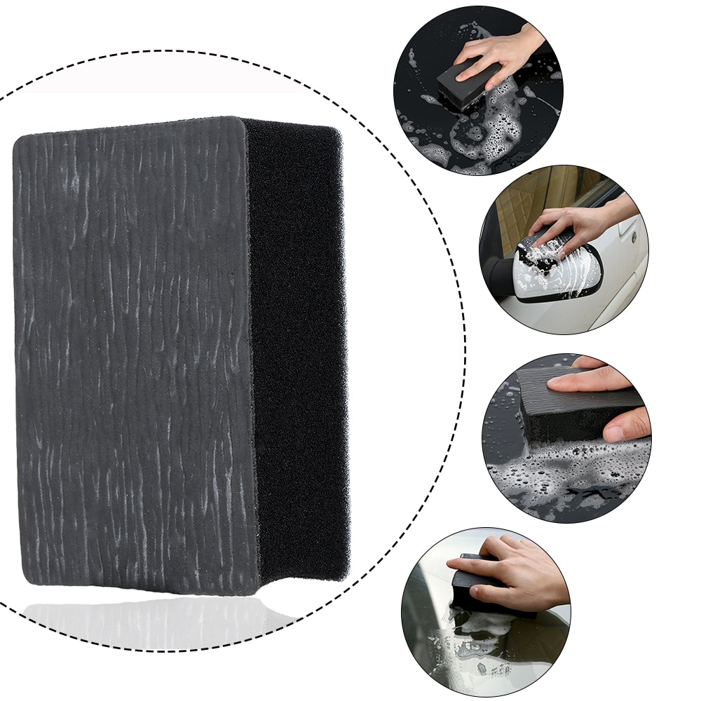 Car Auto Magic Clay Bar Pad Sponges Block Detailing Wash Cleaner Cleaning Black Eraser Practical Cleaning Tools