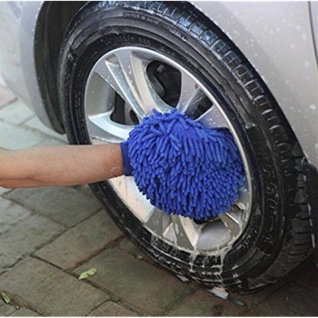 LumiParty Chenille Microfiber Car Kitchen Household Wash Washing Cleaning Glove Mit Universal Convenient car cleaning towel r30