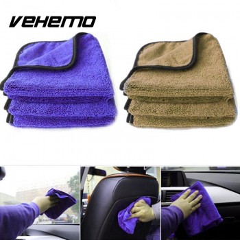 Vehemo 40x40cm Microfiber Car Wash Cleaning Cloth Waxing Polishing Drying Detailing Towels Auto Care