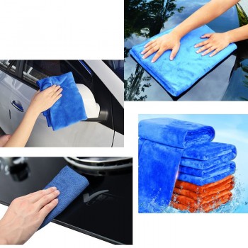 5pcs Multifunctional Car Glass Table Kitchen Polish Wash Cloth Auto Care Light Glass Microfiber Cleaning Towels 30*30cm