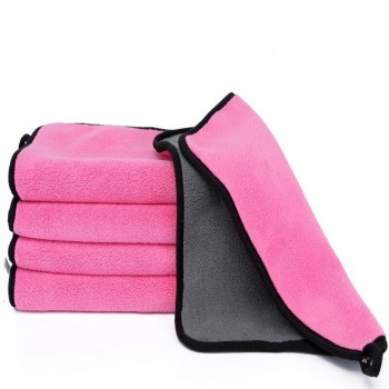 1pc 30x30mm Polyester Fiber Care Polishing Wash Towels Car Cleaning Cloth Plush Microfiber Washing Drying Towel