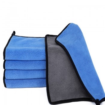 1pc 30x30mm Polyester Fiber Care Polishing Wash Towels Car Cleaning Cloth Plush Microfiber Washing Drying Towel