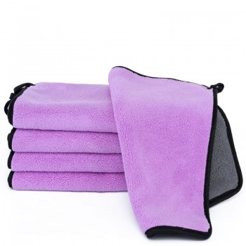 1pc 30x30mm Polyester Fiber Care Polishing Wash Towels Car Cleaning Cloth Plush Microfiber Washing Drying Towel