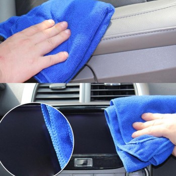 Car Care Polishing Wash Towels Plush Microfiber Washing Drying Towel Strong Thick Plush Polyester Fiber Car Cleaning Cloth