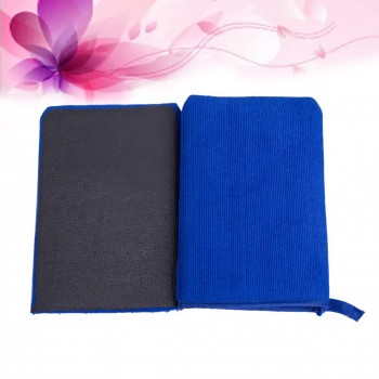 Car Fine Grade Magic Car Washing Clay Mitt Car Wash Clay Gloves Clay Bar Clay Towel for Car Detailing and Polishing(Blue)