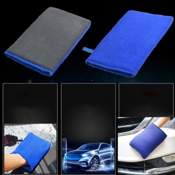 Car Fine Grade Magic Car Washing Clay Mitt Car Wash Clay Gloves Clay Bar Clay Towel for Car Detailing and Polishing(Blue)