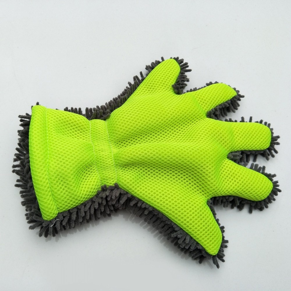 2018 High Quality Car Brushes Microfiber Glove 5 Finger Car Wash Glove Car Cleaning Care Tools Soft For Car Household Clean