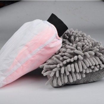 1pc Car Wash Microfiber And Chenille Washer Mitt With Waterproof Liner Inside Ultra Soft Car Washing Mit Cleaning Cleaner