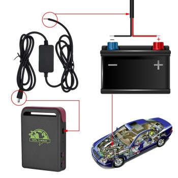 10pcs/lot via DHL TK102B Car Vehicle GPS GSM GPRS Tracker with SOS Over-speed Alarm + Car Charger + Battery + Retail Box