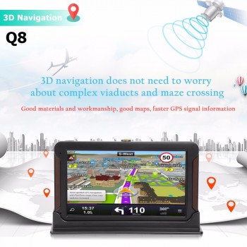 7 inch HD Car GPS Navigation FM 128M+8GB Capacitive Screen Car Vehicle Truck GPS Europe Russia US AU 2018 Free Map WinCE 6.0