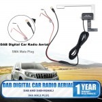 Pro DAB Digital Car Radio Aerial Antenna Glass Mount SMA Male Plug Free Ship