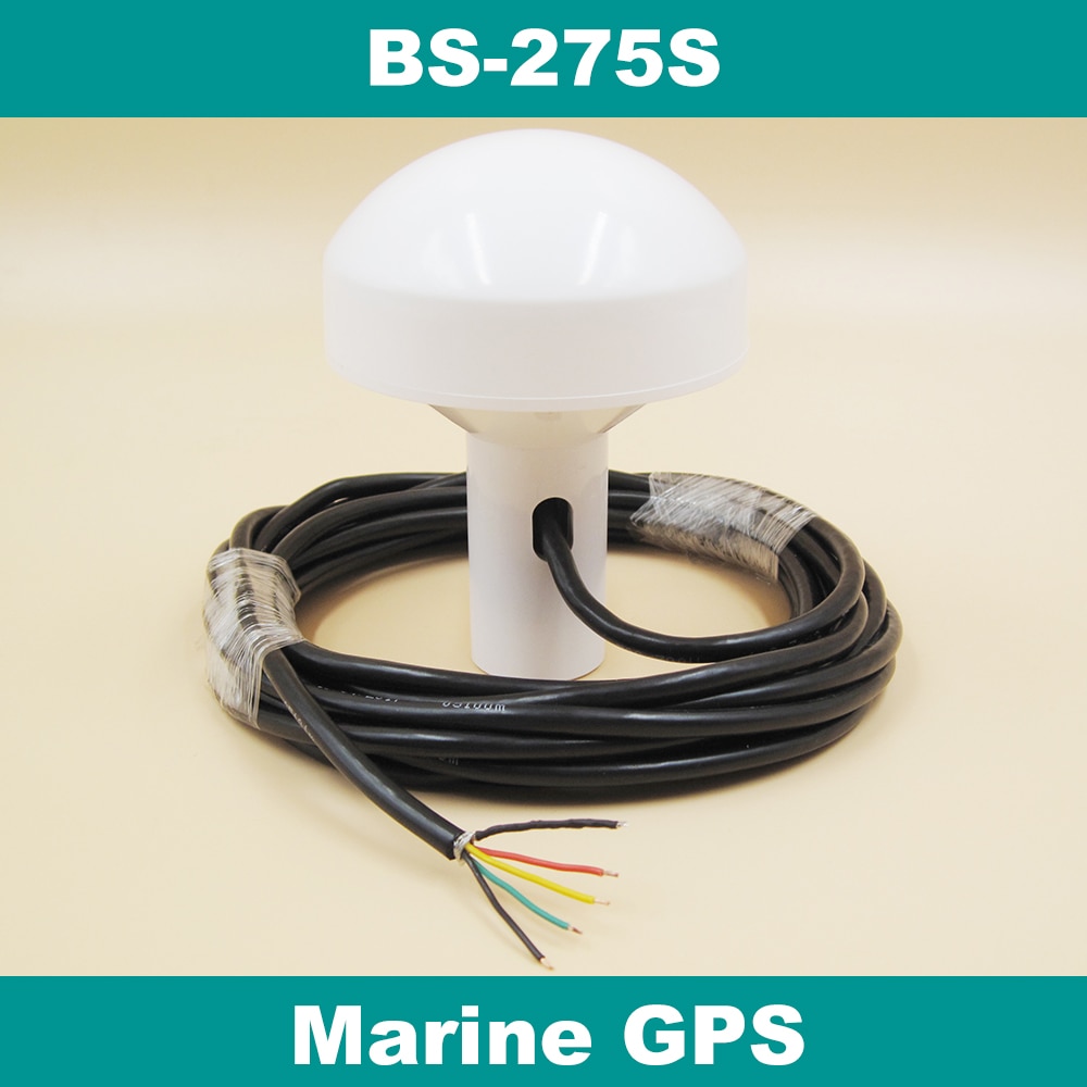 12V RS232 NMEA protocol GPS chipset boat marine GPS receiver with module antenna 4800 baud rate RS-232,Mushroom housing,BS-275S