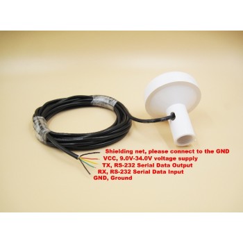 12V RS232 NMEA protocol GPS chipset boat marine GPS receiver with module antenna 4800 baud rate RS-232,Mushroom housing,BS-275S