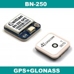 25*25*6mm GPS Module + Antenna UART TTL level GPS GLONASS BEIDOU GALILEO GNSS module with antenna FLASH,BN-250