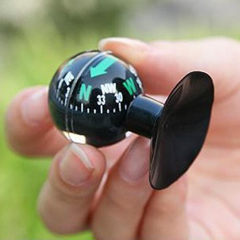 New Arrival Pocket Ball Dashboard Dash Mount Navigation Compass Car Boat Truck Suction Black