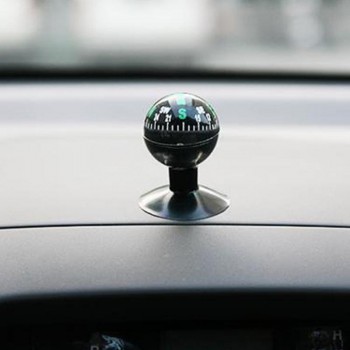 New Arrival Pocket Ball Dashboard Dash Mount Navigation Compass Car Boat Truck Suction Black