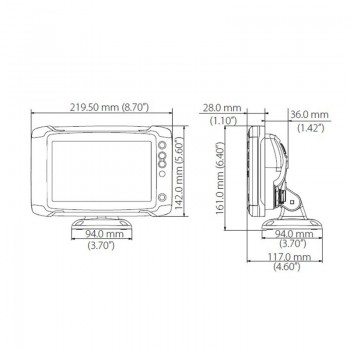 7-inch Touch Screen GPS Navigation Side Sweep Full Sweeps Na Touch Screen Touch Side Scan Sea Map Probe Device Fish Detector