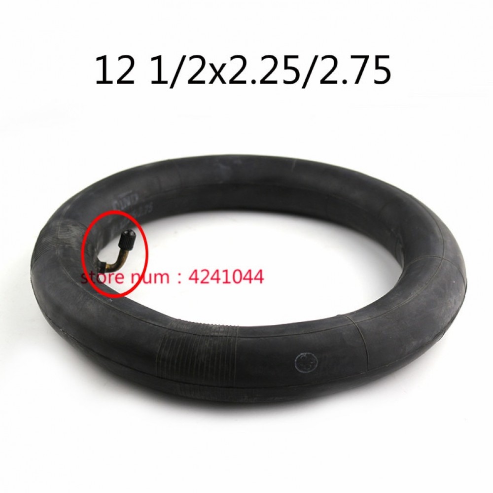 12 1/2x2.25/2.75 Bent Angle Valve Stem Inner Tube 12 Bike Scooter  eBike Bicycle Butyl Inner Tube 12 1/2 2 1/4