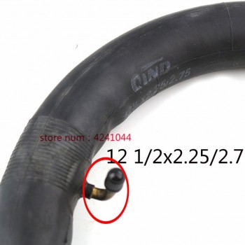 12 1/2x2.25/2.75 Bent Angle Valve Stem Inner Tube 12 Bike Scooter  eBike Bicycle Butyl Inner Tube 12 1/2 2 1/4