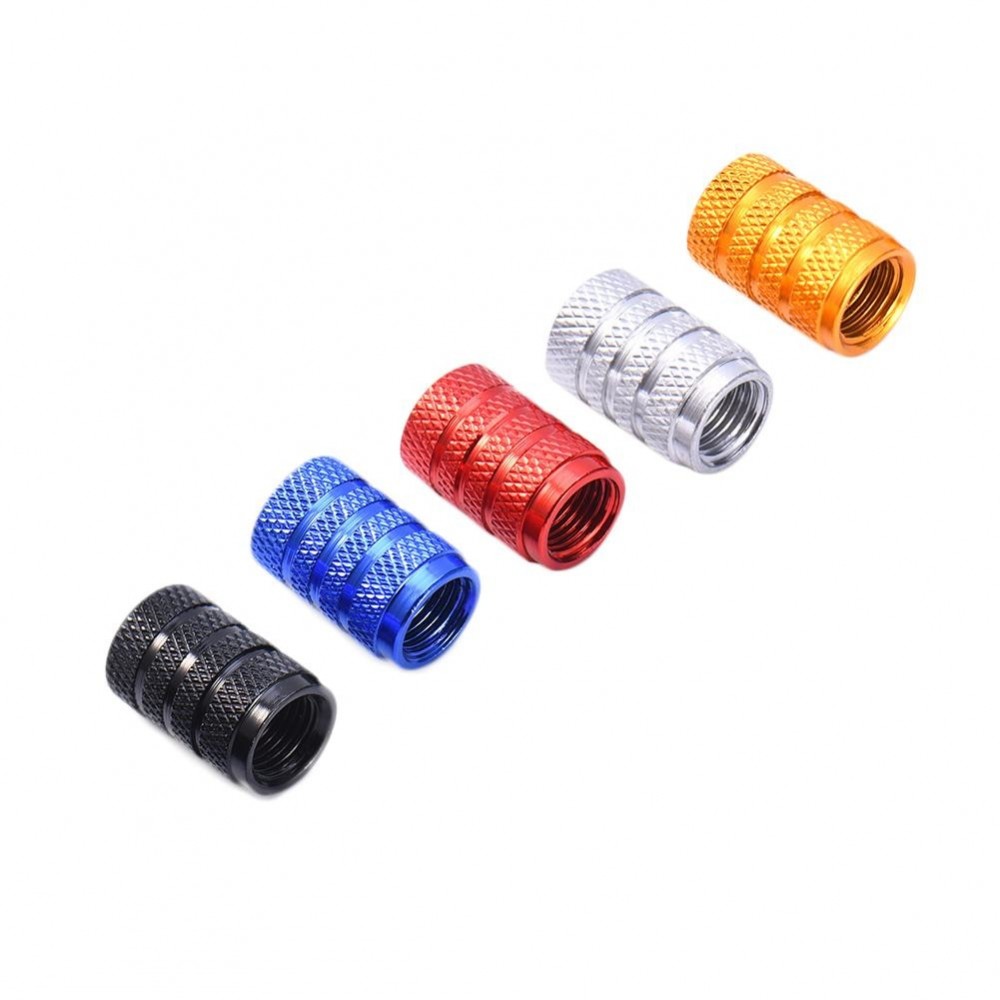 High Quality New 4pcs/pack Theftproof Aluminum Car Wheel Tires Valves Tyre Stem Air Caps Airtight Cover Hot Selling