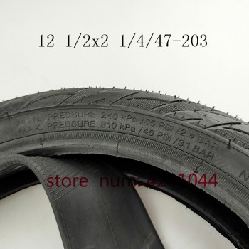 12 1/2x2 1/4  47-203 tires amp; inner tube fits Electric bicycle, baby carrier baby carrier, folding electric bicycle 12 inch tyres