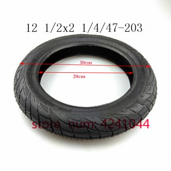 12 1/2x2 1/4  47-203 tires amp; inner tube fits Electric bicycle, baby carrier baby carrier, folding electric bicycle 12 inch tyres