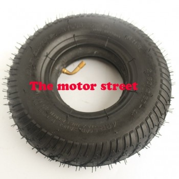 ATV 2.80/ 2.50-4 Tire + Inner TUBE Bent Valve Gas Electric Scooter Bike 2.80/2.50-4