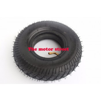 ATV 2.80/ 2.50-4 Tire + Inner TUBE Bent Valve Gas Electric Scooter Bike 2.80/2.50-4