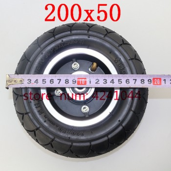 8 Electric Scooter Tyre With Wheel Hub 200x50 Inflation Tyreamp;inner tube Electric Vehicle Aluminium Alloy Wheel Pneumatic tires