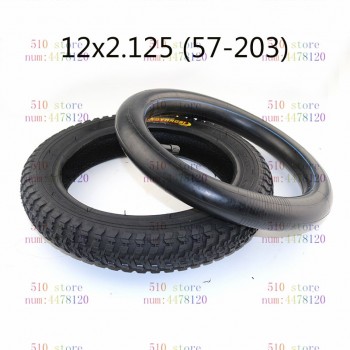 FREE SHIPPING Bike Stroller Urban Electric Scoote Tire Set 12 1/2 x 2 1/4 12 x 2.125 57-203 ( Tiresamp;Tubes)