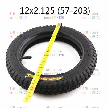 FREE SHIPPING Bike Stroller Urban Electric Scoote Tire Set 12 1/2 x 2 1/4 12 x 2.125 57-203 ( Tiresamp;Tubes)