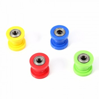 10mm Chain Roller Slider Tensioner Wheel Guide Pit Dirt Mini Bike Moto Atv Red