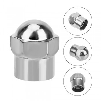 100Pcs Car Tyre Air Pressure Caps Car Wheel Tire Valve Stem Cap Plastic Chrome Plated Tire Accessories Universal Airtight Cover