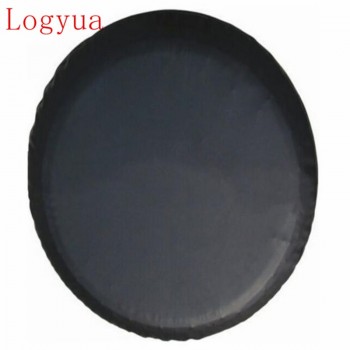 1Pcs Pure Black 13,14, 15,16,17 inch PVC PU Spare Tire Tyre Wheel  Valve Cover For Cars Wheels Accessories