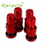 4pcs Set Bolt-in Aluminum Car Tubeless Wheel Tire Valve Stems With Dust Caps