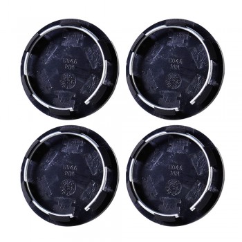 Black 4Pcs/set Plastic 50mm Car Trucks Vehicle Wheel Center Rim Hubs Covers Set Tyre No Badge Caps Covers Car Accessories