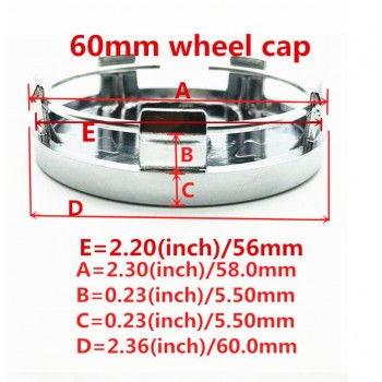 4pcs Renault 56mm 60mm Car emblem Wheel Center Cover Hub Cap Resin Badge car styling Clio Megane Laguna Scenic