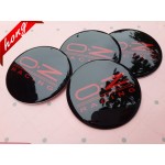 4PCS Free shipping 65mm Black red O.Z OZ auto car badge Decals wheel center hub caps badge dust-proof stickers Auto accessories