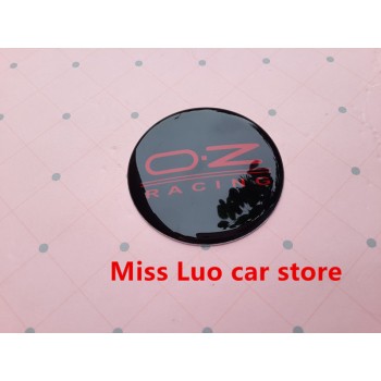 4PCS Free shipping 65mm Black red O.Z OZ auto car badge Decals wheel center hub caps badge dust-proof stickers Auto accessories