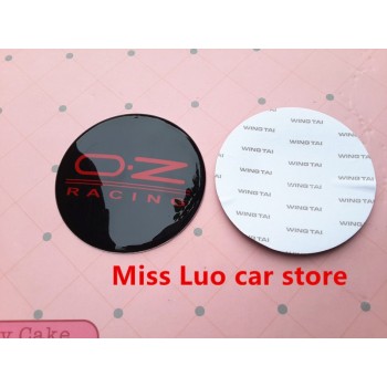 4PCS Free shipping 65mm Black red O.Z OZ auto car badge Decals wheel center hub caps badge dust-proof stickers Auto accessories