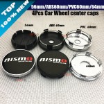 Good quality 4pcs/lot 60mm 56mm 135mm 64mm Nismo Logo Car Wheel Center Cap Hub Caps Car Rims Cover Badge Emblem Car styling