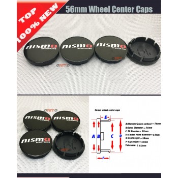 Good quality 4pcs/lot 60mm 56mm 135mm 64mm Nismo Logo Car Wheel Center Cap Hub Caps Car Rims Cover Badge Emblem Car styling