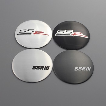 KOM 56.5mm 4pcs/lot wheels sticker center hub auto refitting logo centre sticker emblems rays volk ssr work vs ms jp sign badges