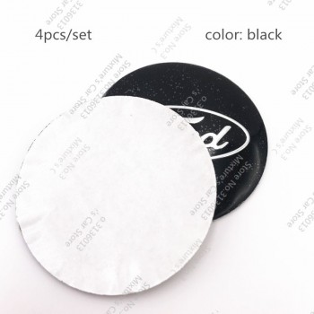 4pcs/set 56mm 60mm Car Wheel Center Hub Cap Cover Stickers Black Rim Emblem Badge Fit For FORD fiesta focus 2 3 MK2 mondeo mk4