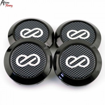 Rhino Tuning 4pcs 68mm(64mm) Enkei Emblem Car Wheel Center Caps Auto Styling Wheels Rim Hub Cap Accessories 557