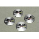 4Pcs Mugen Power Aluminum Alloy Vip Car Wheel Center Hub Caps Stickers Emblems