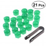 VORCOOL 21 in 1 Hexagonal Wheel Lug Nut Covers Bolts Covers Screw Protect Caps 17mm with Clips Car Accessories Auto Styling