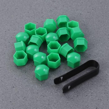 VORCOOL 21 in 1 Hexagonal Wheel Lug Nut Covers Bolts Covers Screw Protect Caps 17mm with Clips Car Accessories Auto Styling