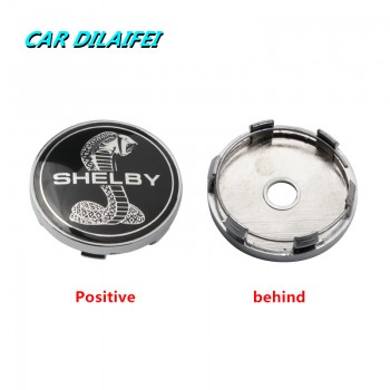 4pcs 60mm 3D Cobra Snake Car Emblem Tire Wheel Center Hub Cap Badge wheel Decal Sticker for Ford mustang Shelby GT500 GT350